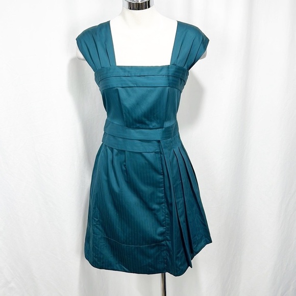MARC by Marc Jacobs Sleeveless Square Neckline Fit and Flare Teal Dress size 0 - Picture 14 of 14